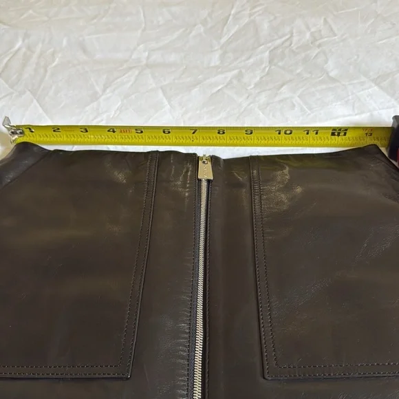 Anine Bing Lamb Leather Skirt XS - Picture 8 of 9